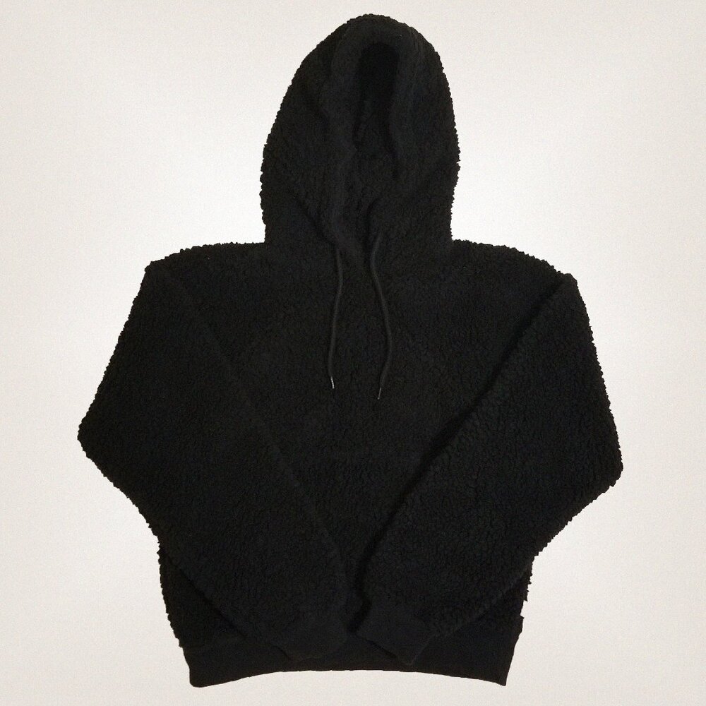Black Brixton Sherpa Hoodie